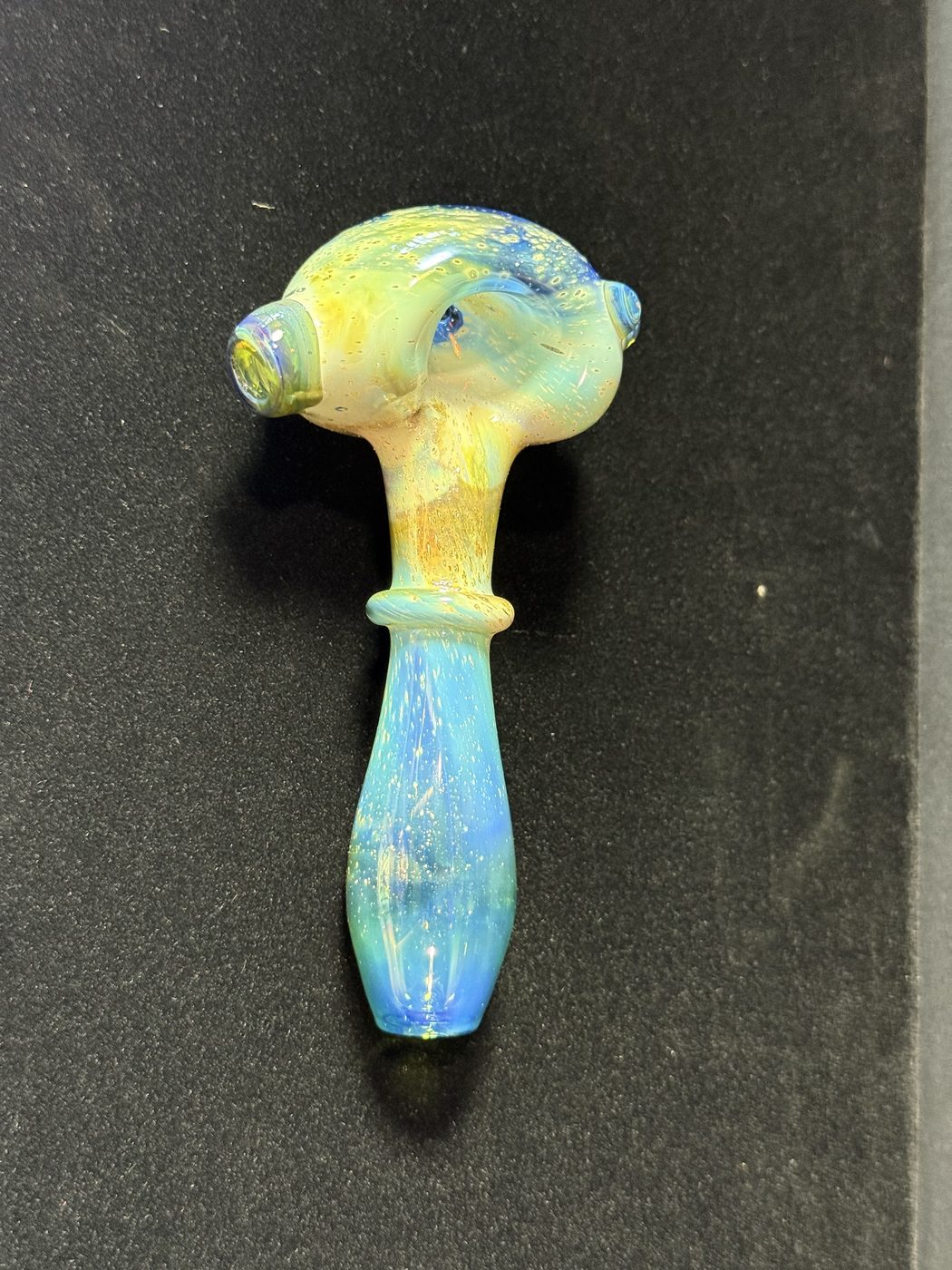 Blue-fade sherlock at Mr. Wigz Smoke Shop
